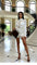 WHITE LACE TRIM HIGH NECK PLAYSUIT