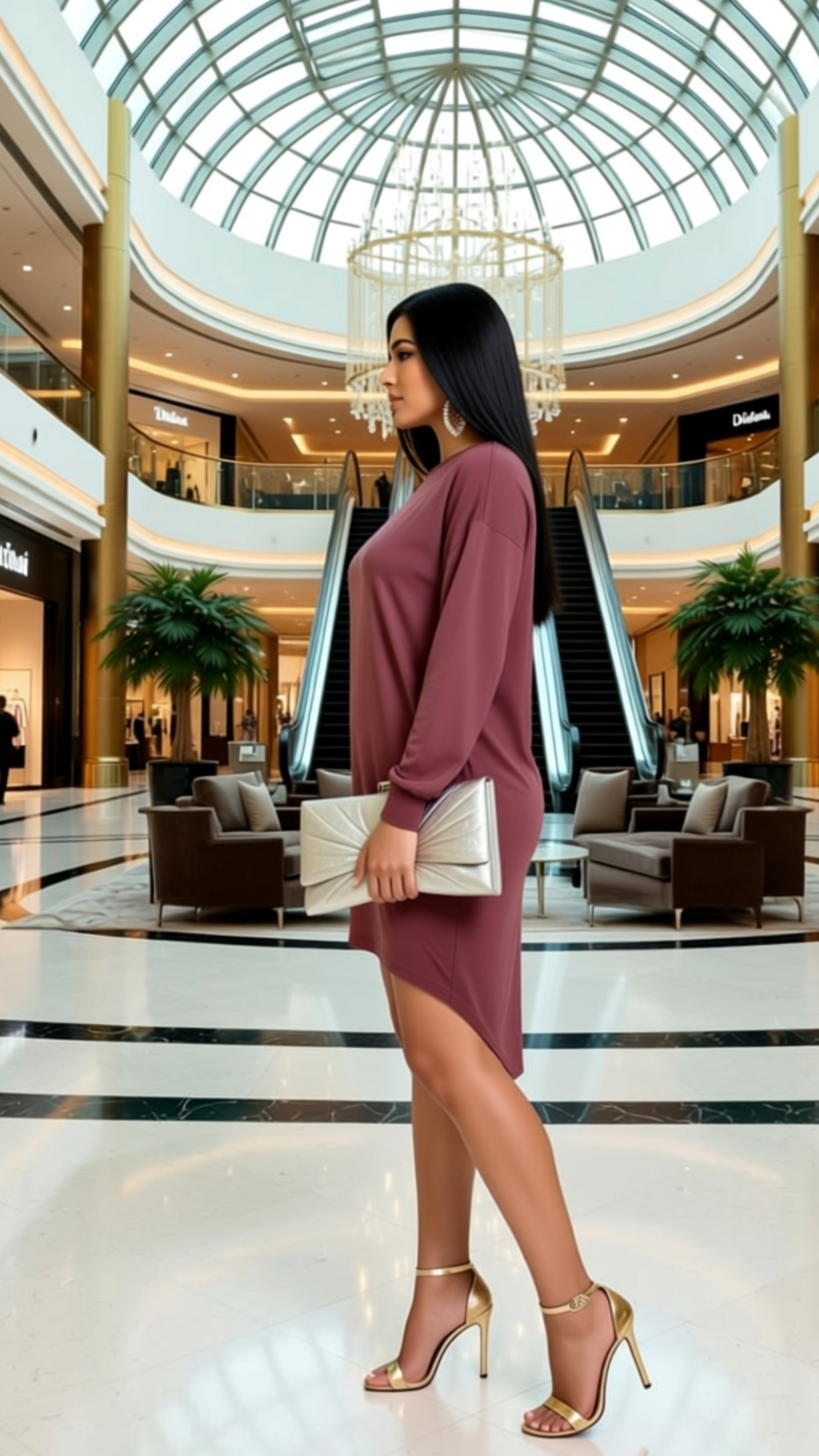 COZY HIGH LOW DRESS