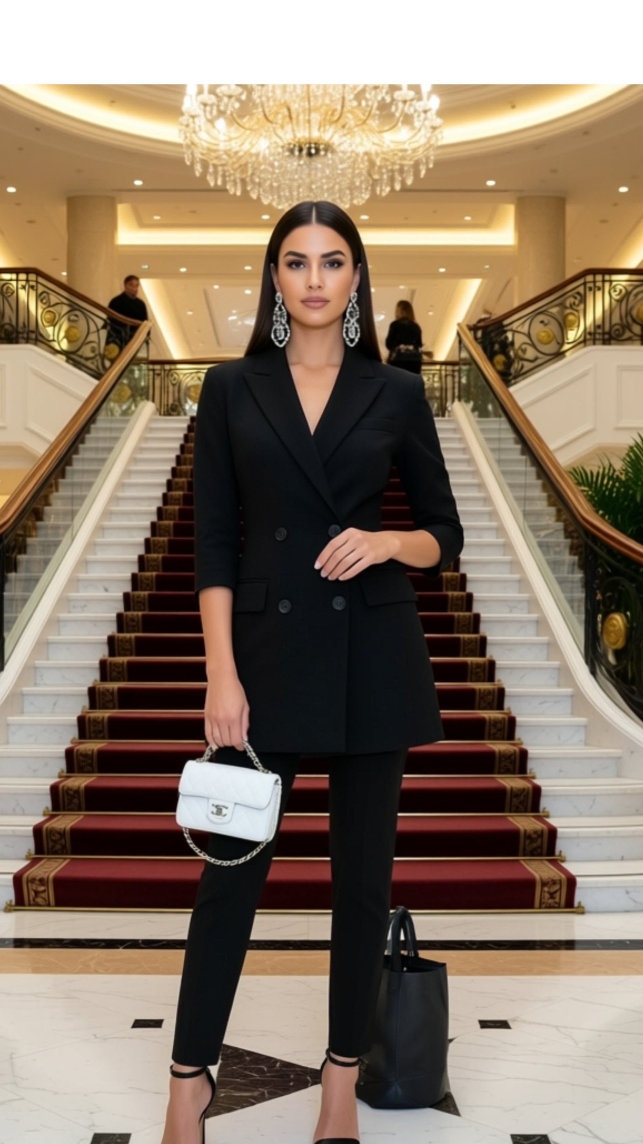 Elegante Handtaschen mit doppeltem Kettenriemen