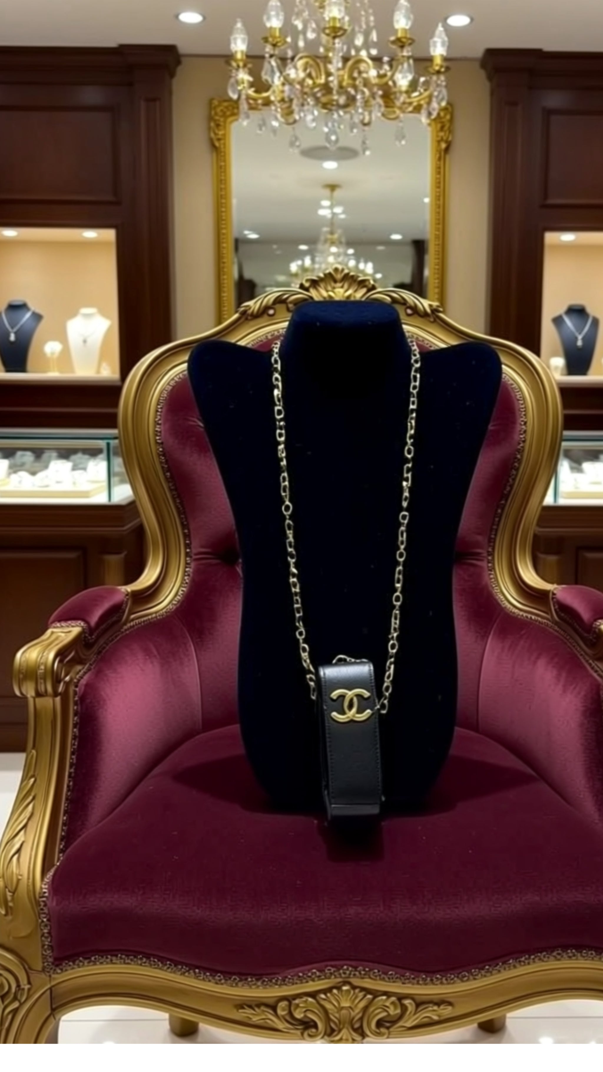 Pendant Long Necklace CC
