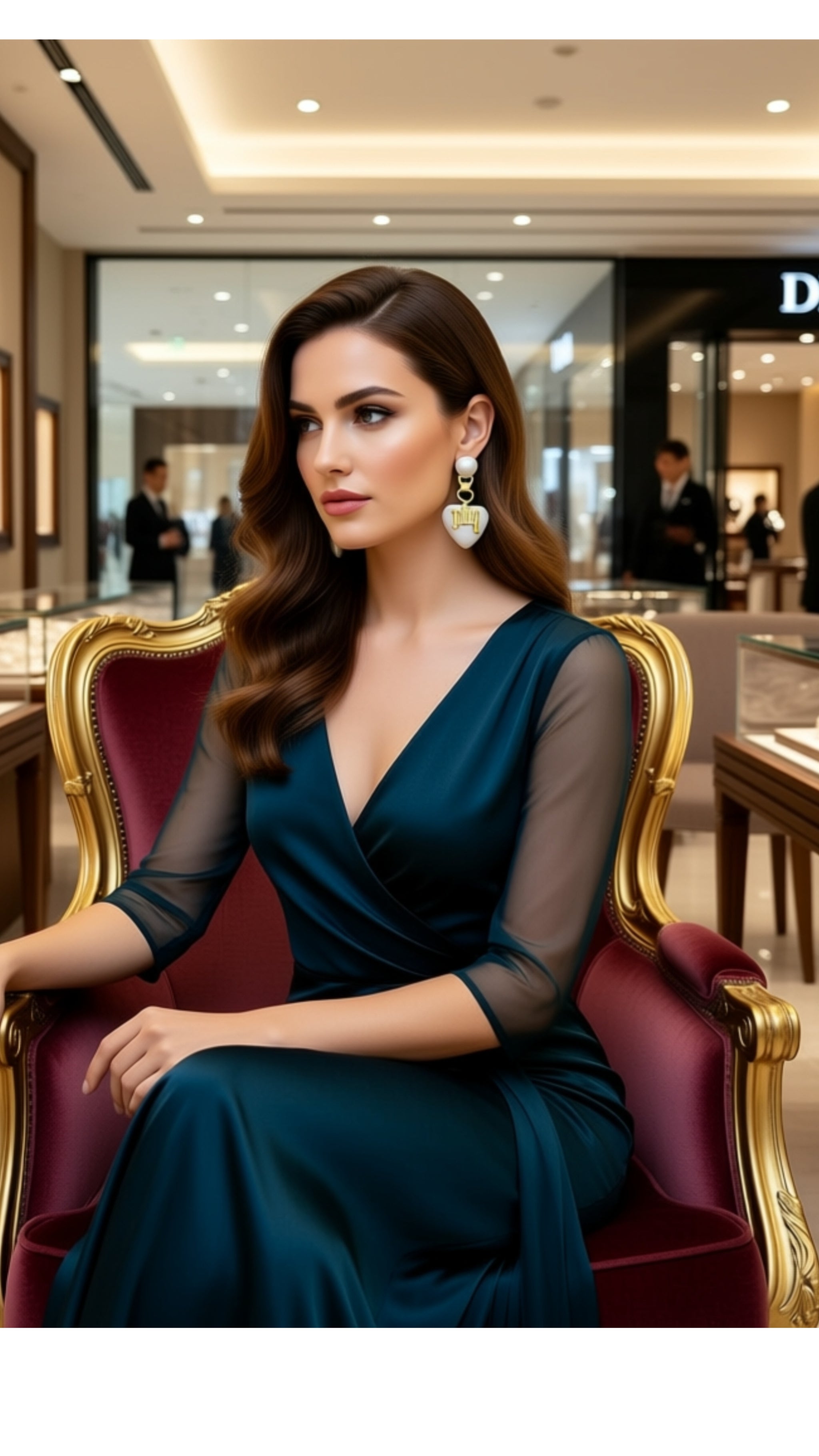 Nice Elegant Heart Shape Earrings for Women's