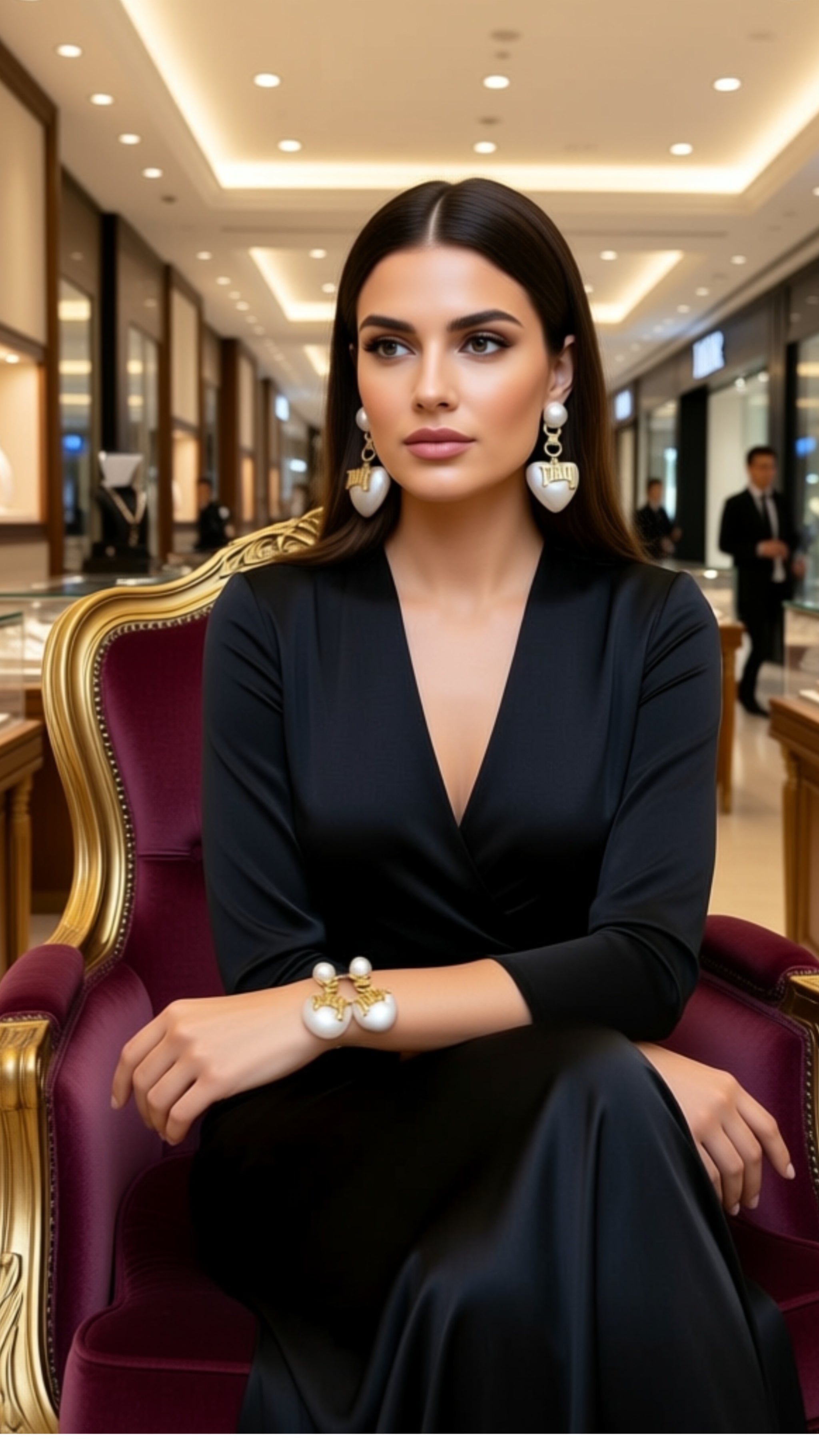 Nice Elegant Heart Shape Earrings for Women's