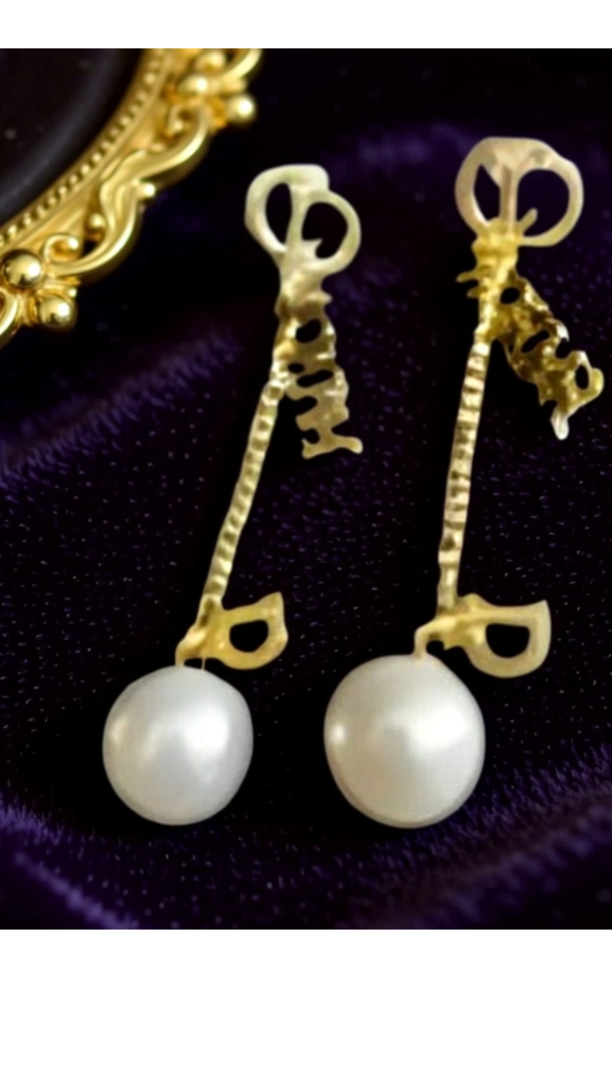 Pearl CD Lux Earrings