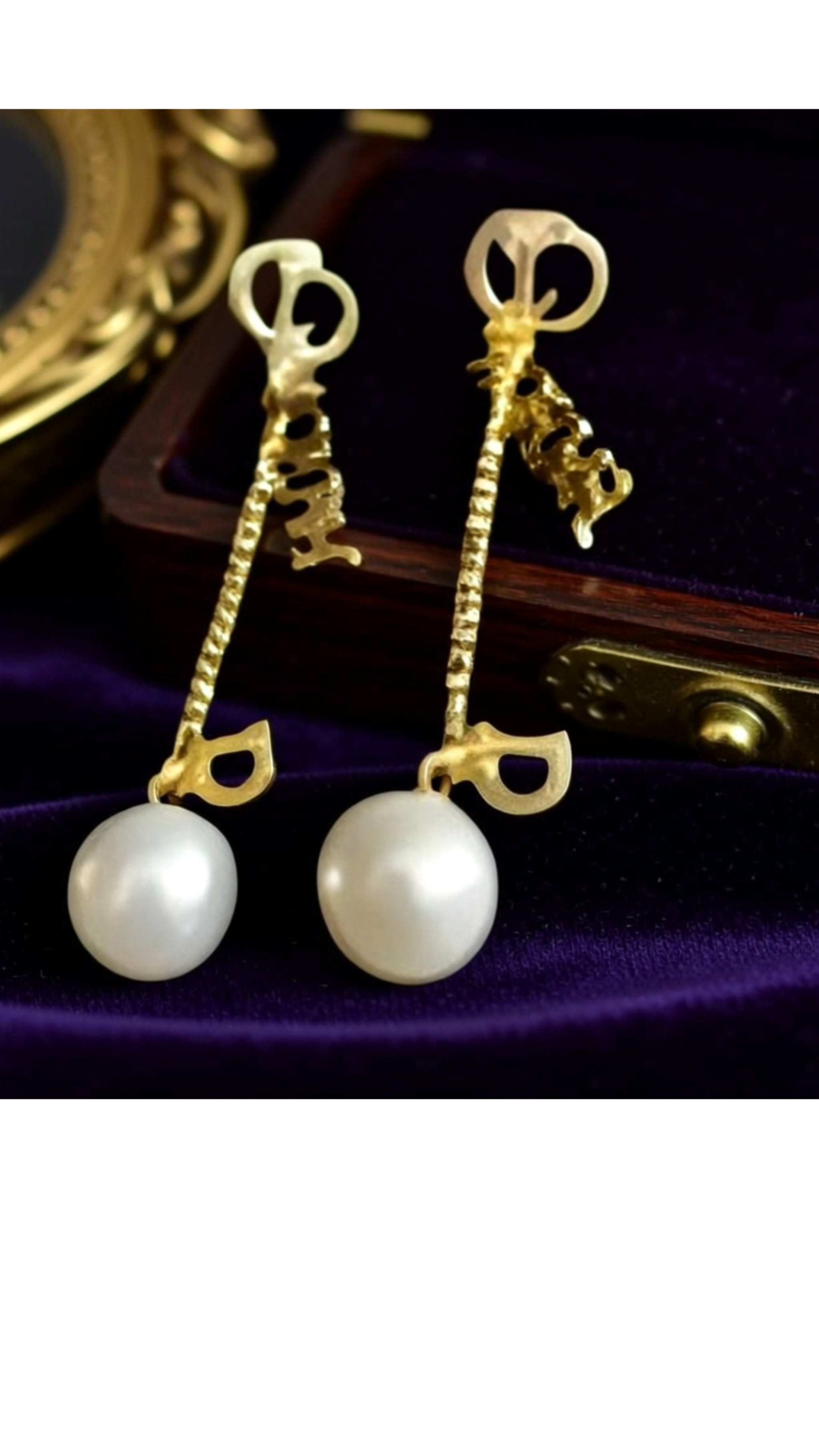 Pearl CD Lux Earrings