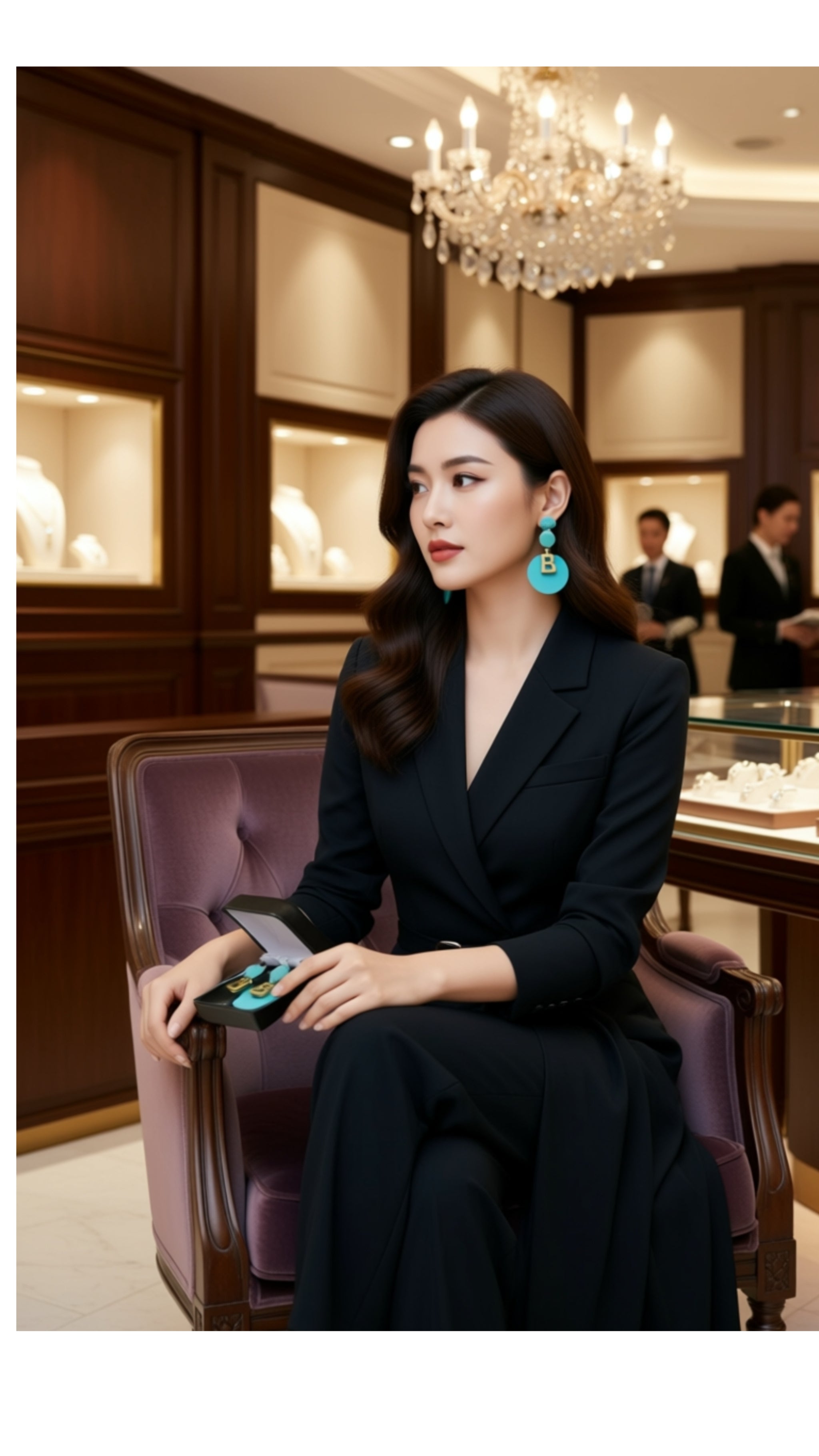 Beautiful  Blue Earrings