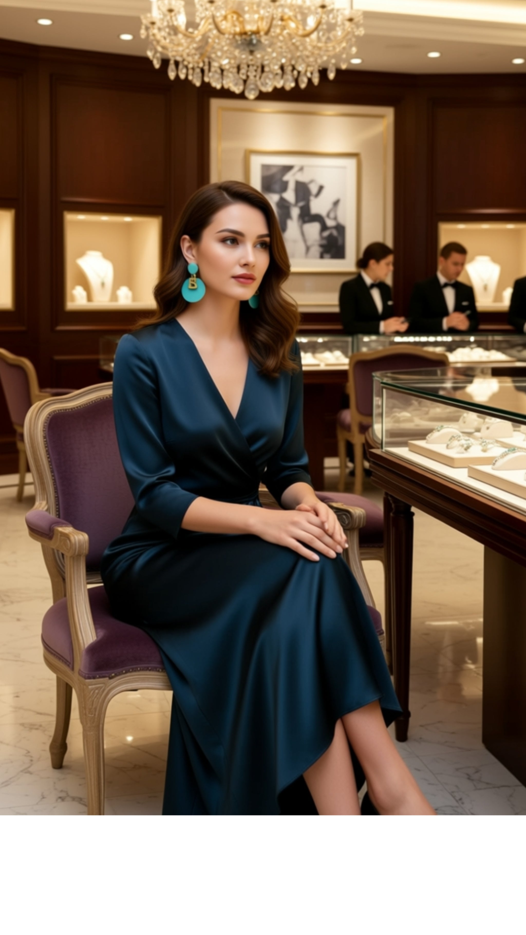 Beautiful  Blue Earrings