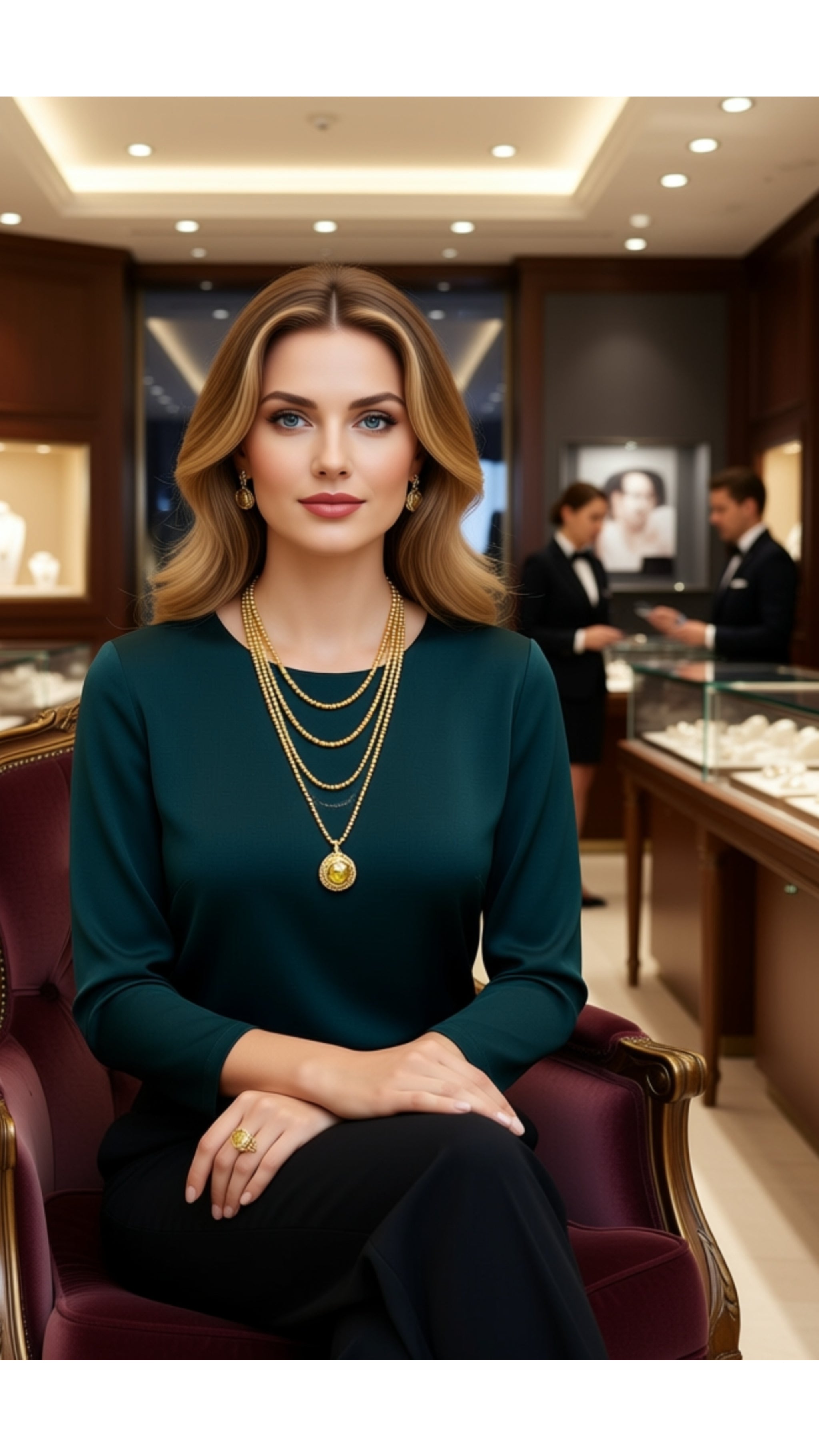Women Pendant Lux Necklace