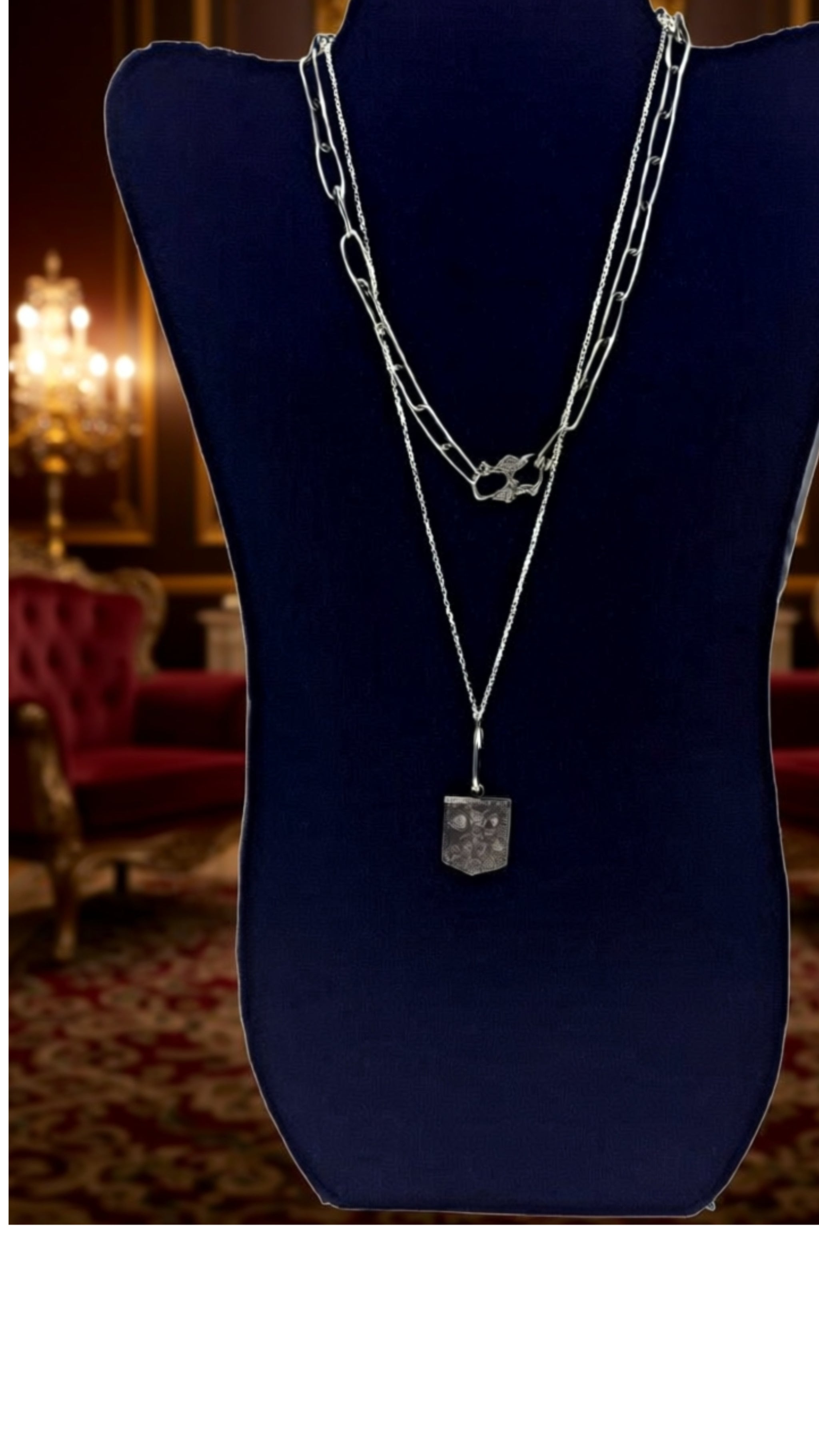 Silver Lux Pendant Necklace