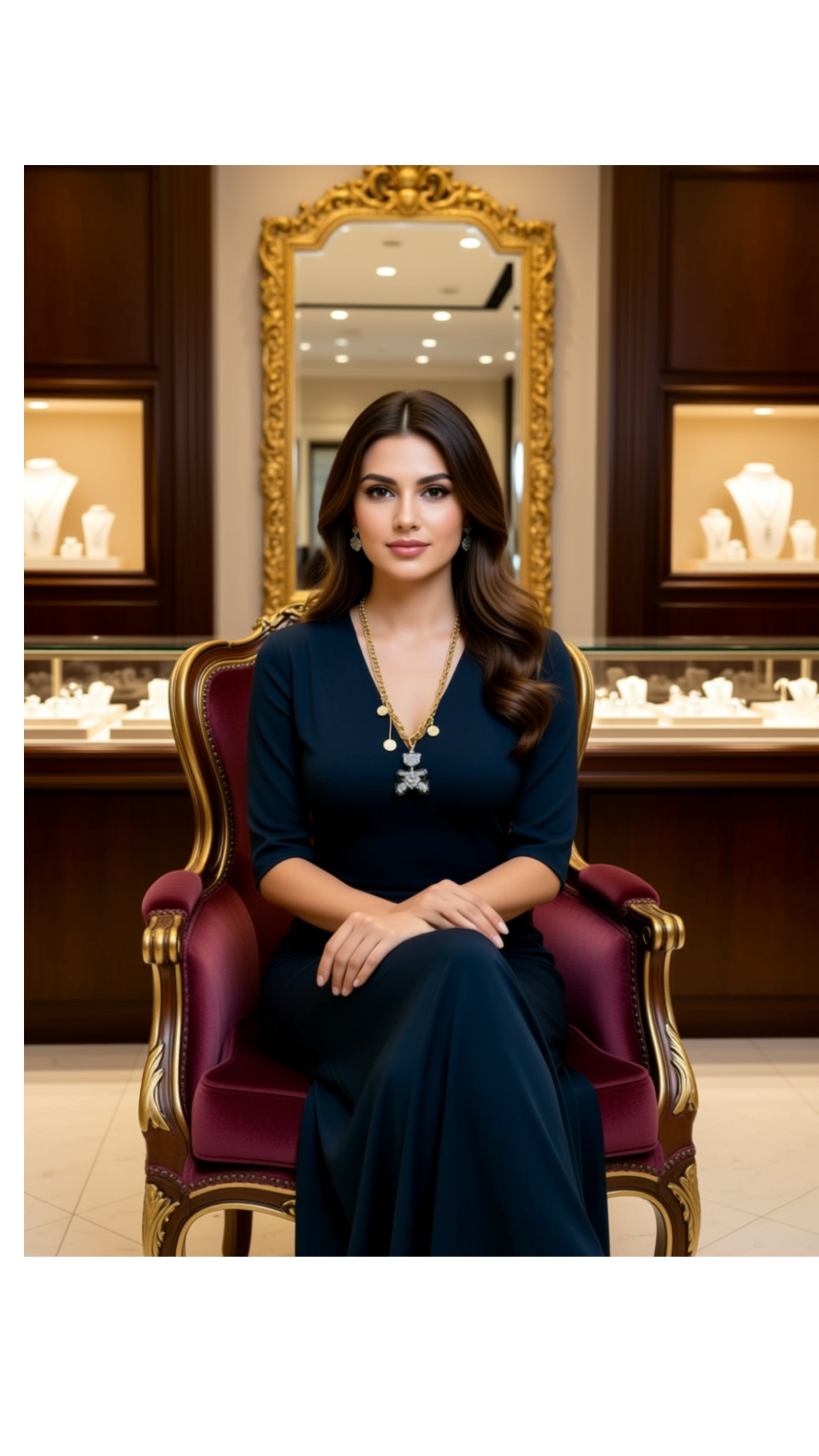 Lux Pearl Pendant Gold Necklace