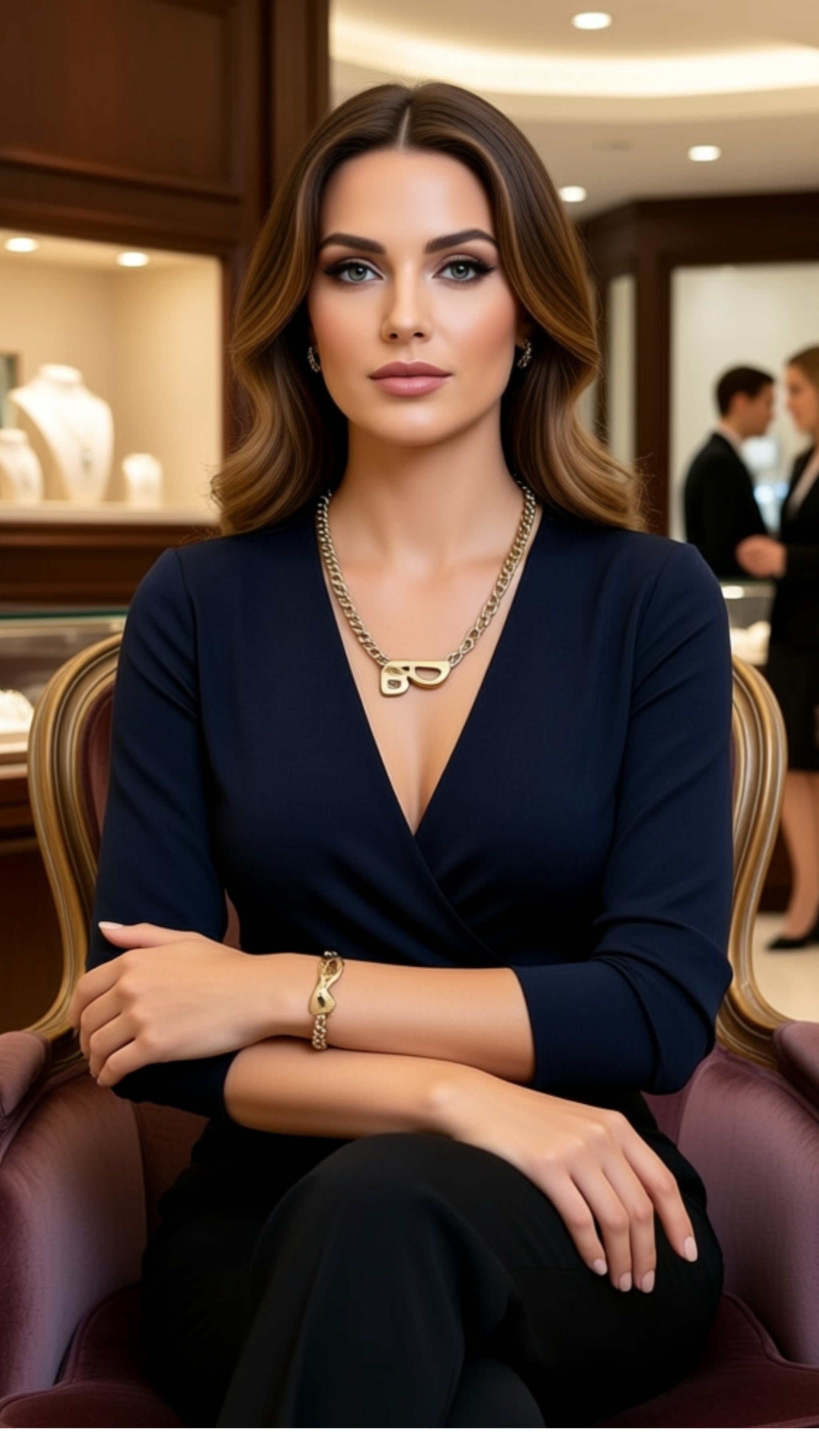 Lux Chain Pendant Necklace