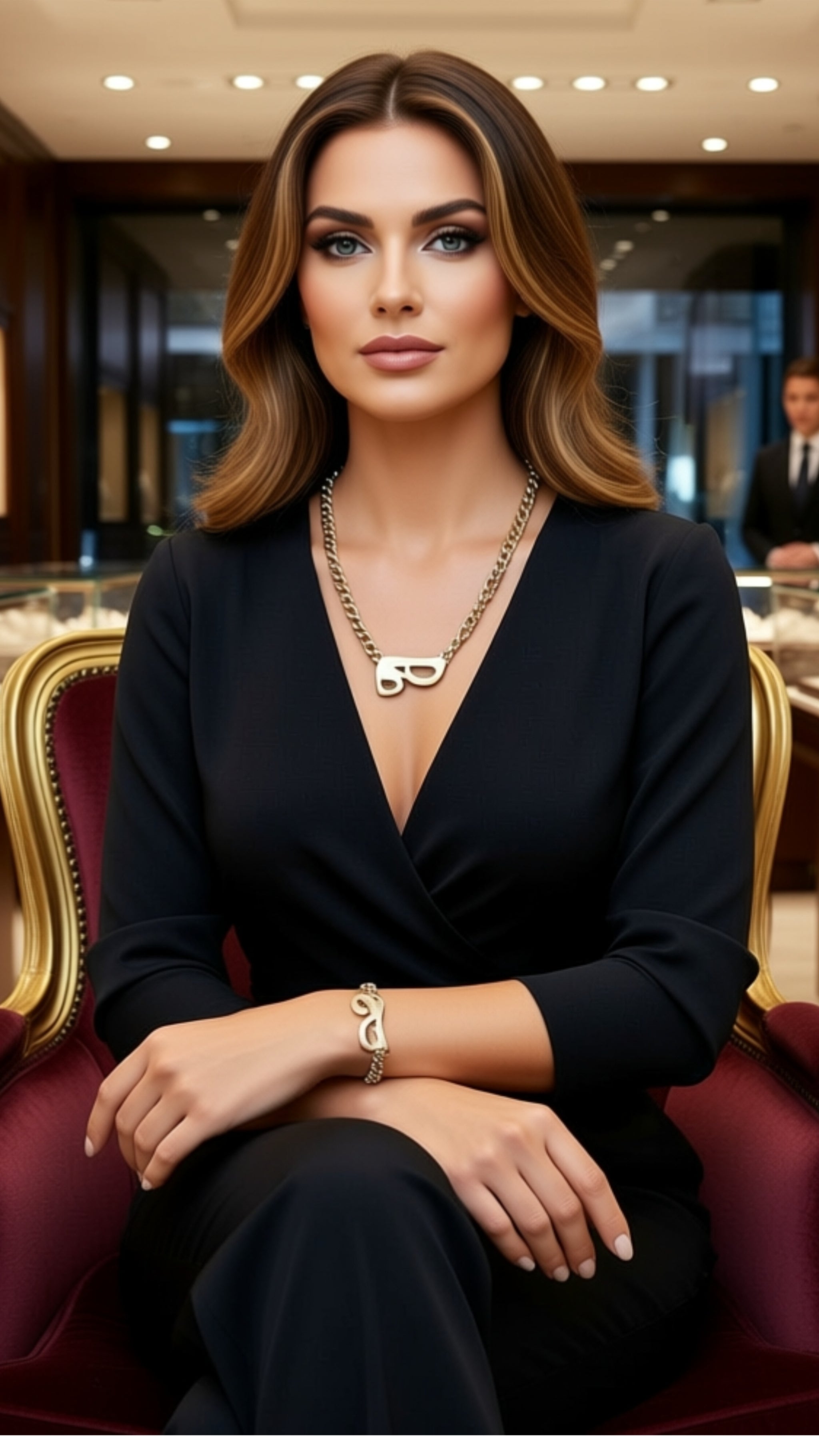 Lux Chain Pendant Necklace