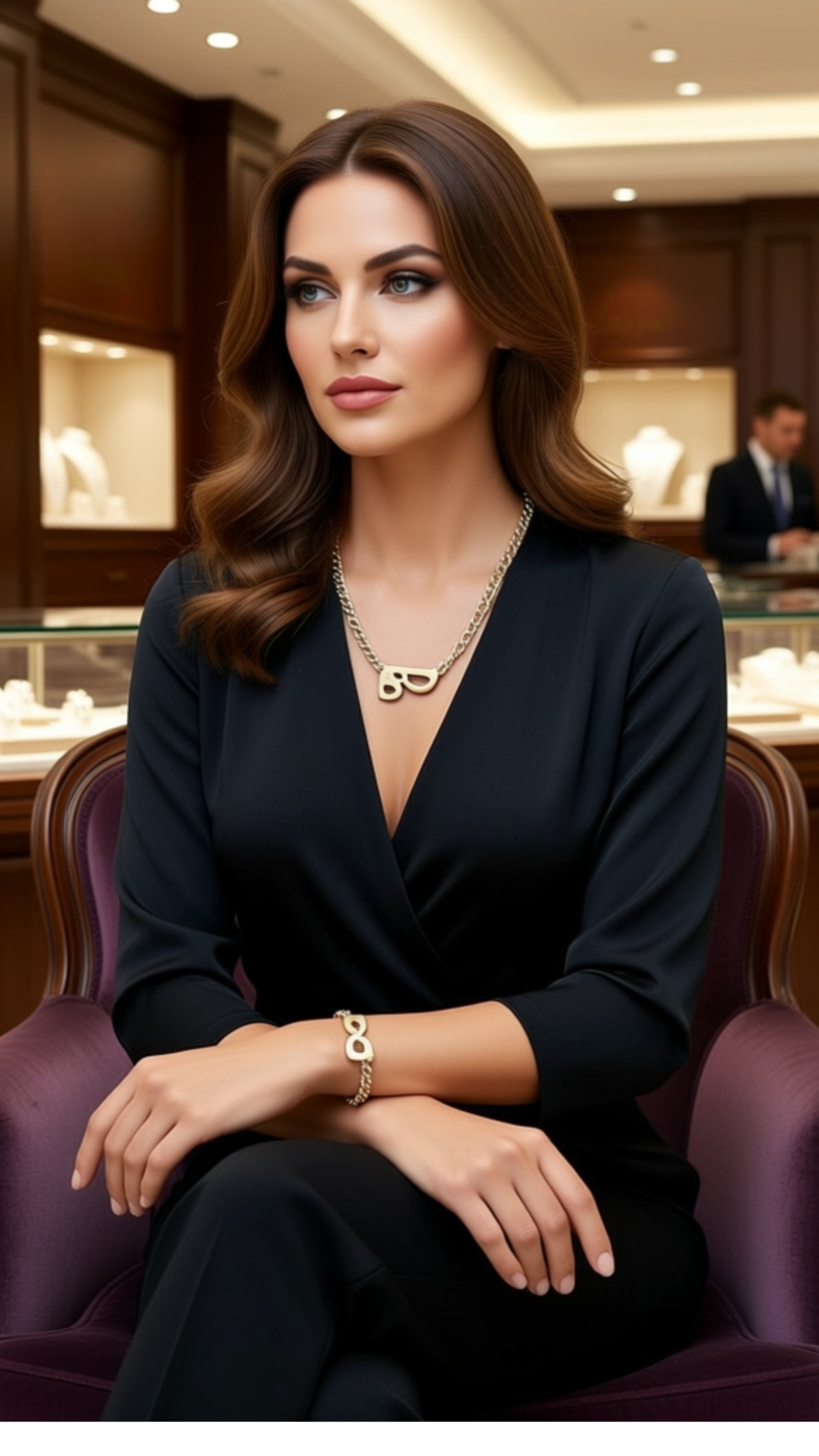 Lux Chain Pendant Necklace