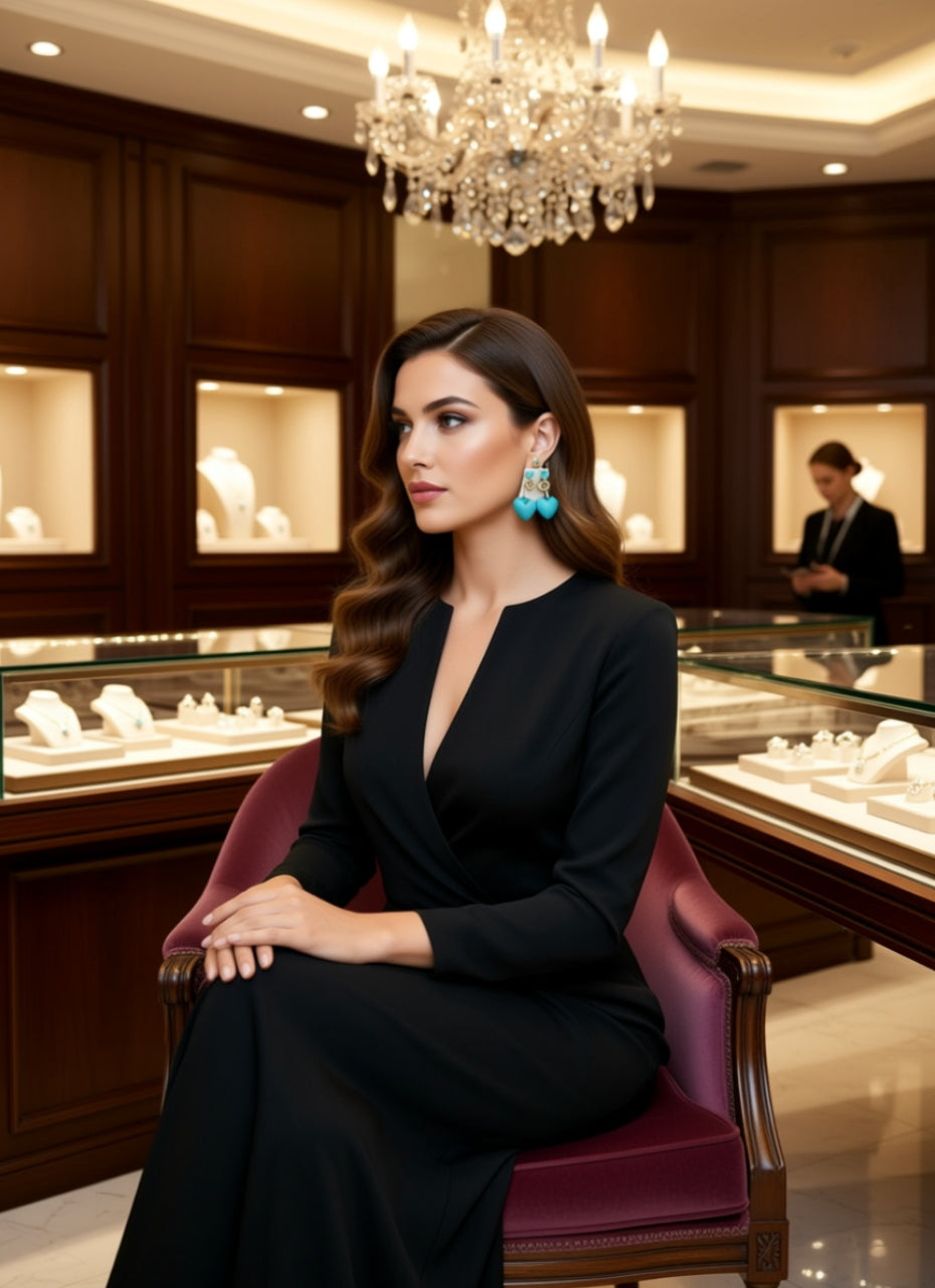 Luxury CD Earrings