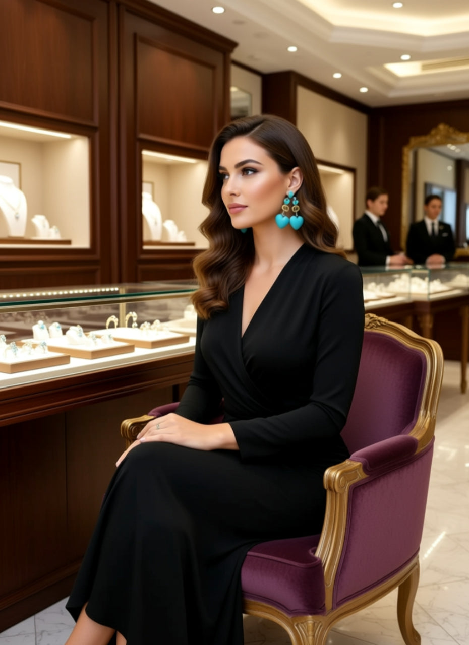 Luxury CD Earrings