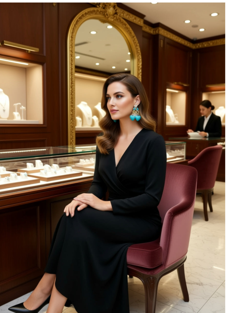 Luxury CD Earrings