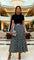 Two Pieces T-Shirts & Pleated Long Skirt