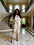 Bohemian Clingy Elastic Plain Outfit L Wrap Dress