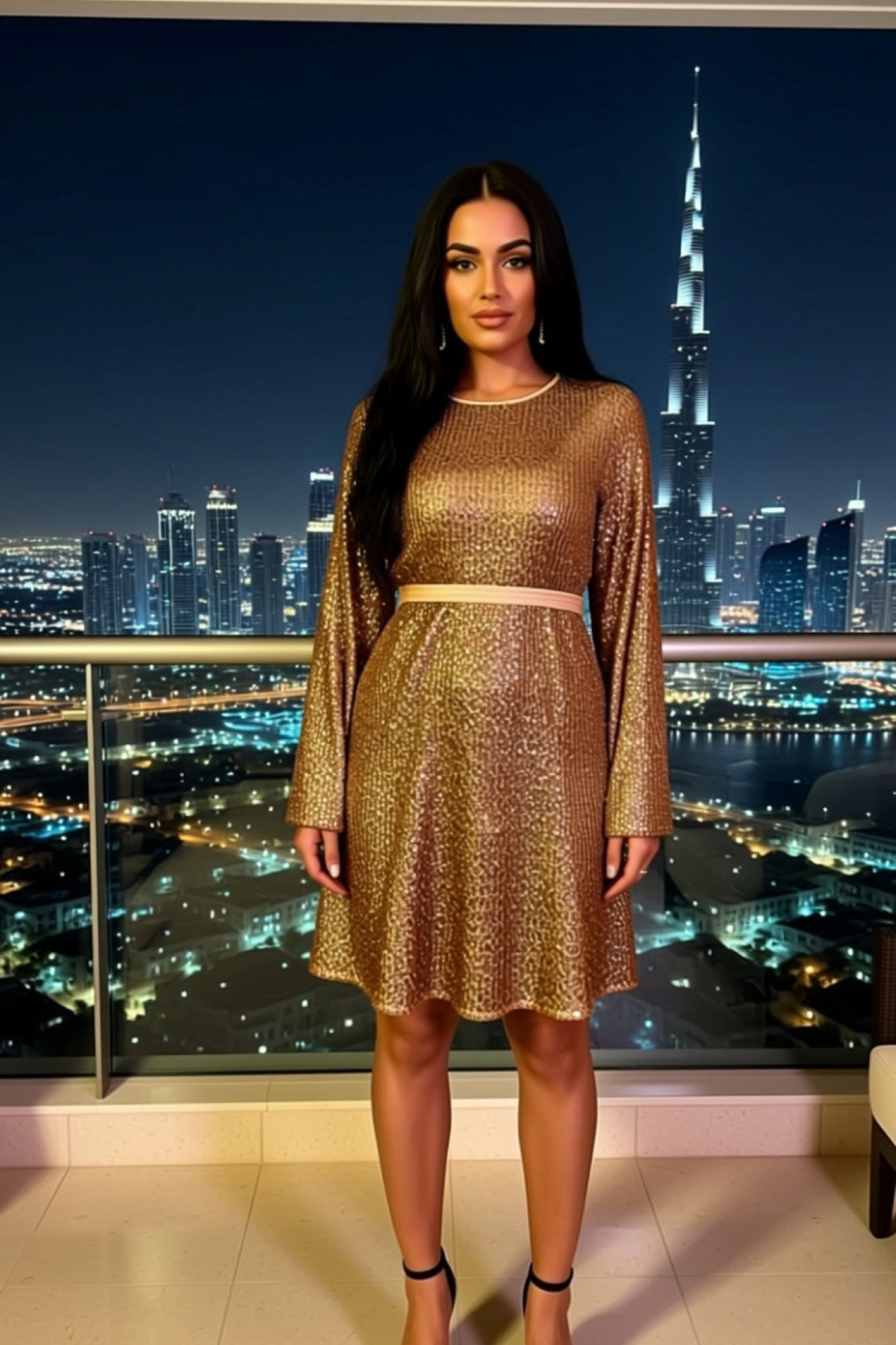 GB Sequin Party Dress