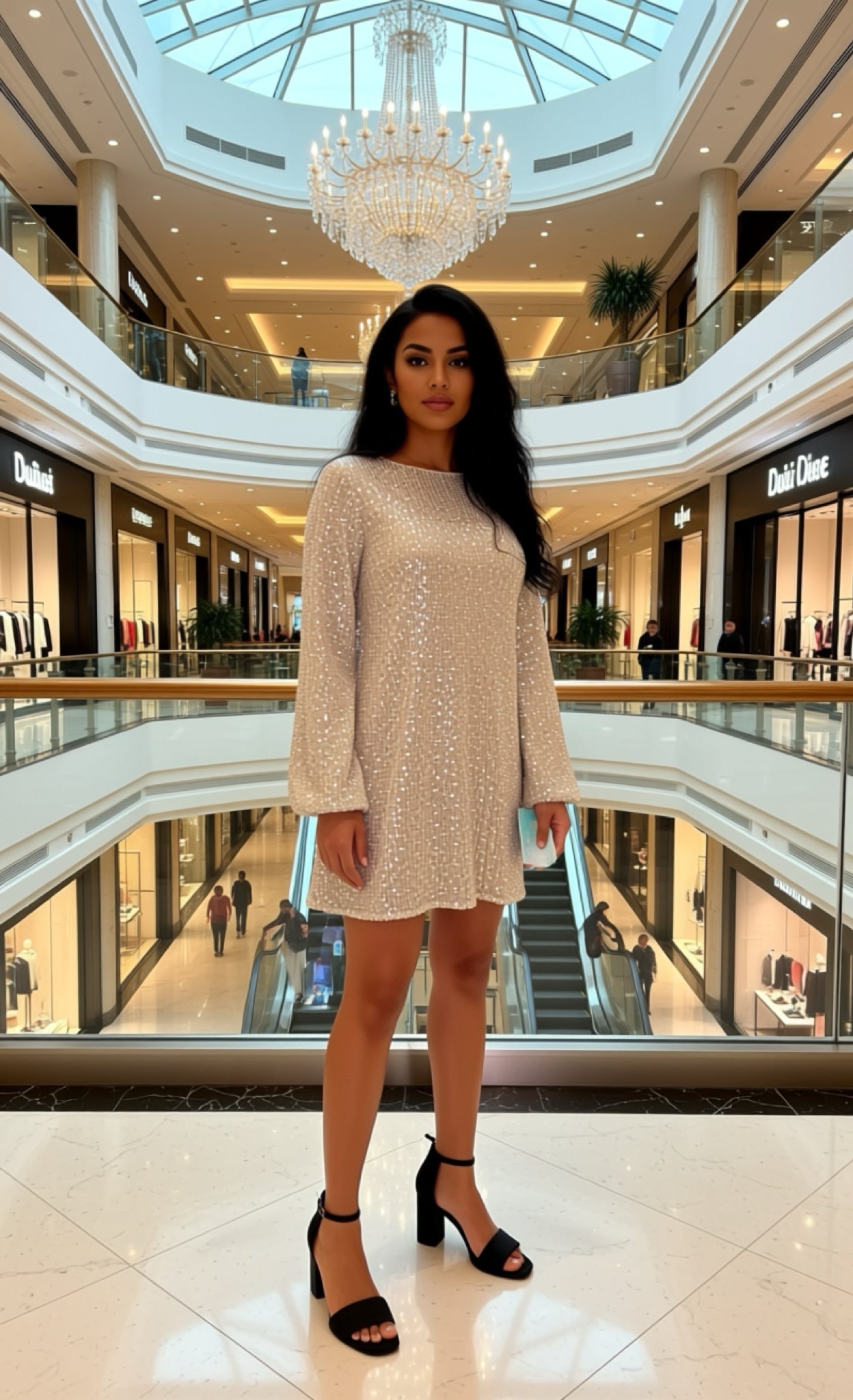 GB Sequin Party Dress