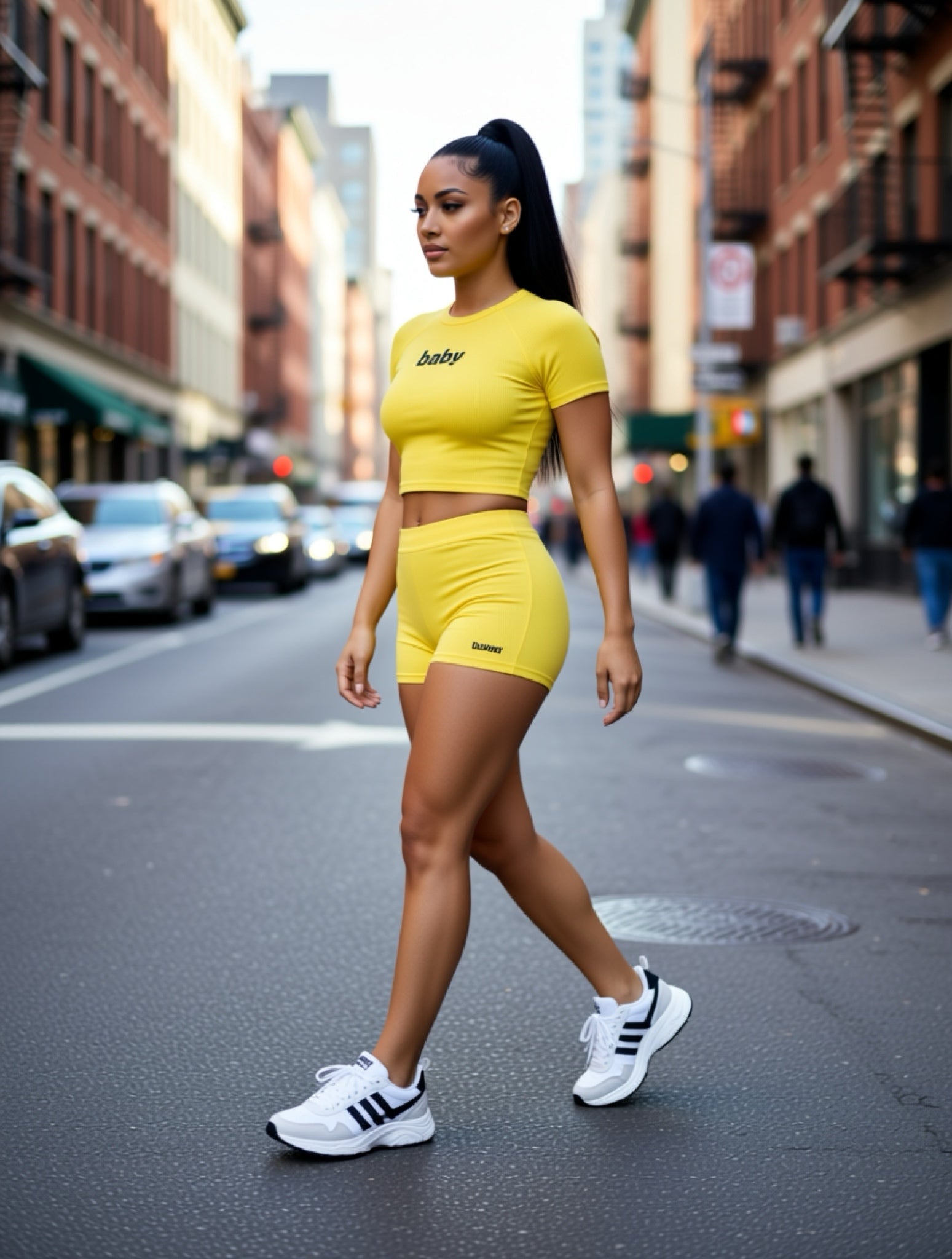 2 Pieces Short Sleeve Outfits Sets Sexy Active