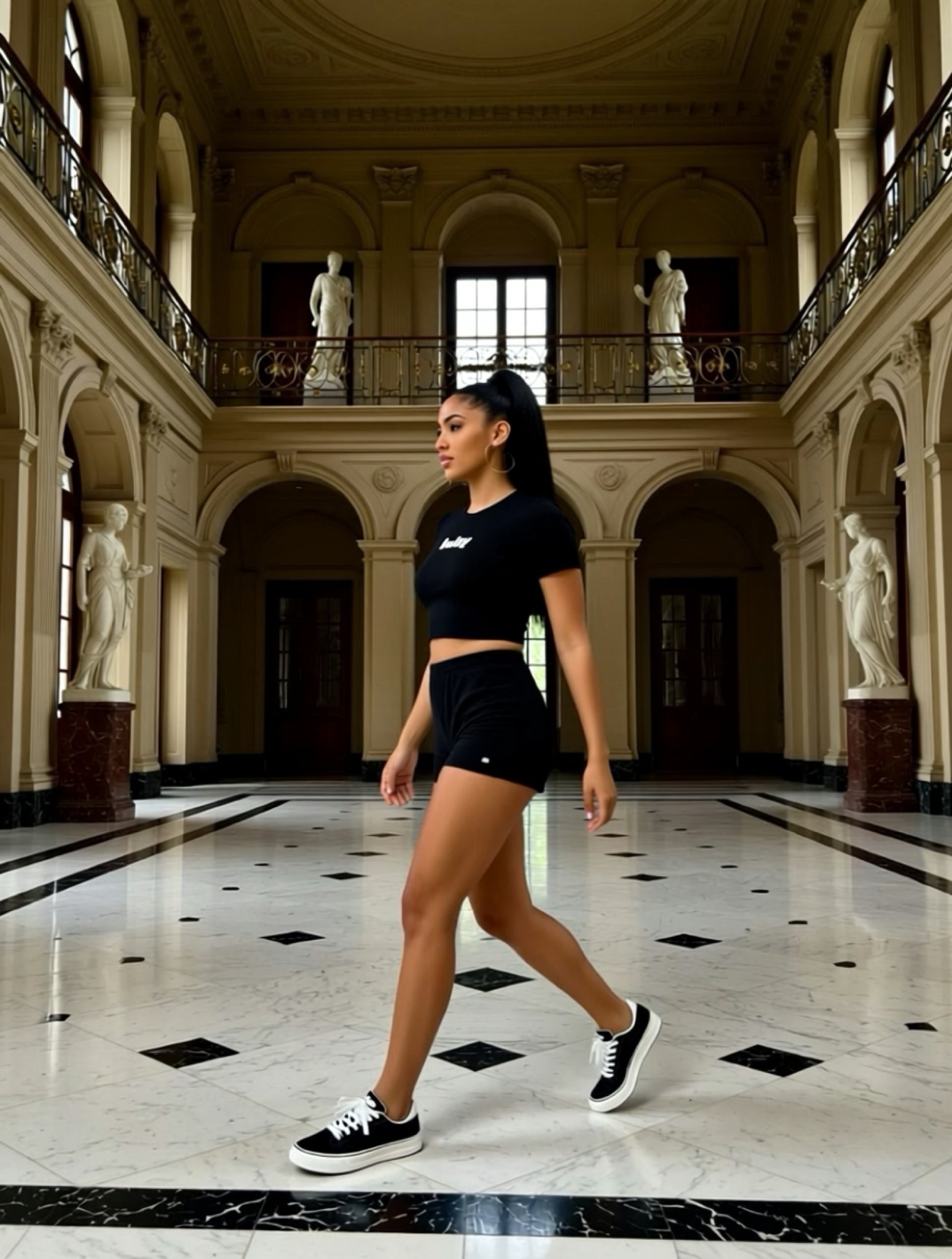 2 Pieces Short Sleeve Outfits Sets Sexy Active