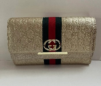 Lux Clutch Bag with  Chain Handle