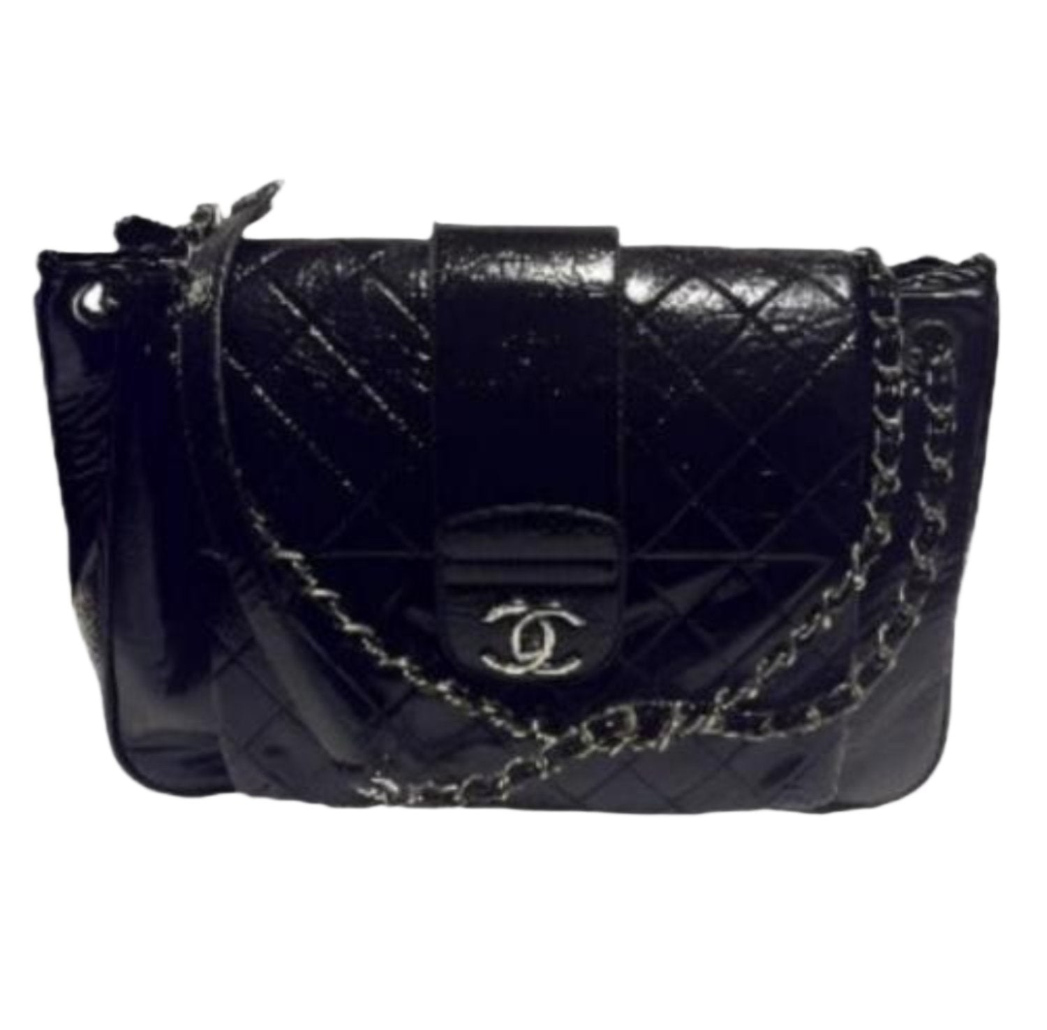 Lux handbag with Silver Chain Handle