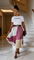 Sexy Pleated Long skirt