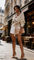 Wrap over Front Belted Puff Sleeve Cropped Cardigan