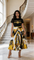 Chic Women's Two Pieces Set T-Shirt & Pleated Long Skirt