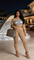 CROP TOP LEGGINGS SWEET HIGH STRETCH OUTFITS STREETWEAR