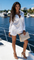 Summer Women's Two Piece Set Eyelet Embroidery Buttoned Shirt Top & Short
