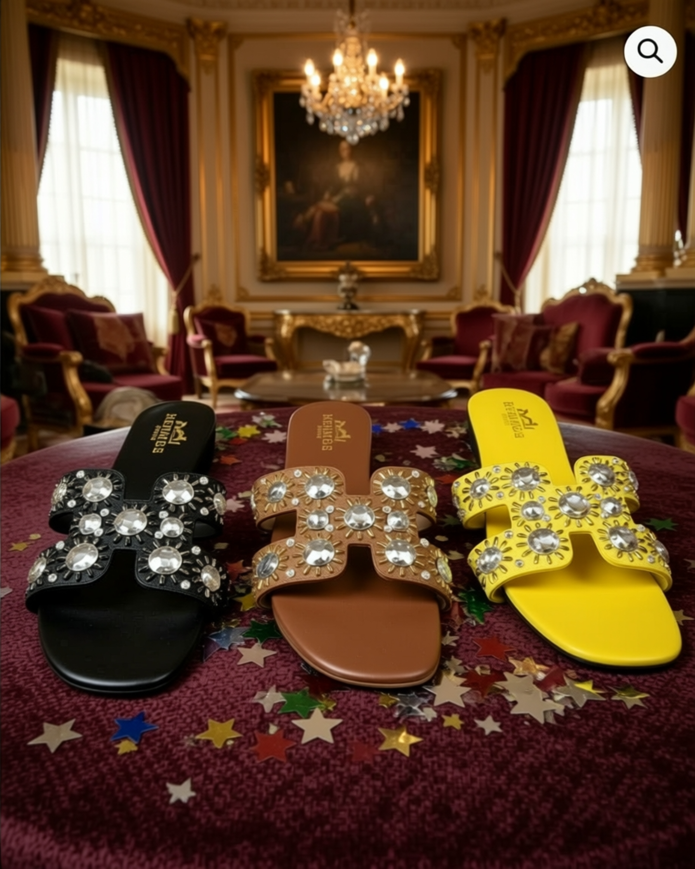 Women's Fashion slide sandal embellished