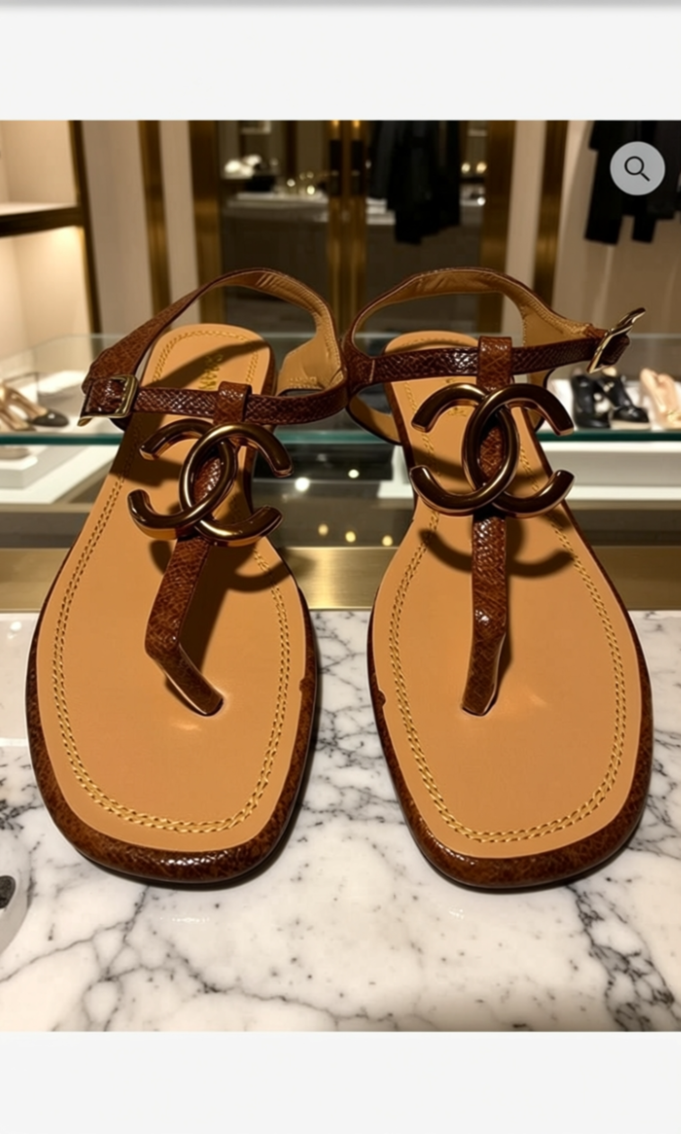 Women Thong Sandals With Back CC