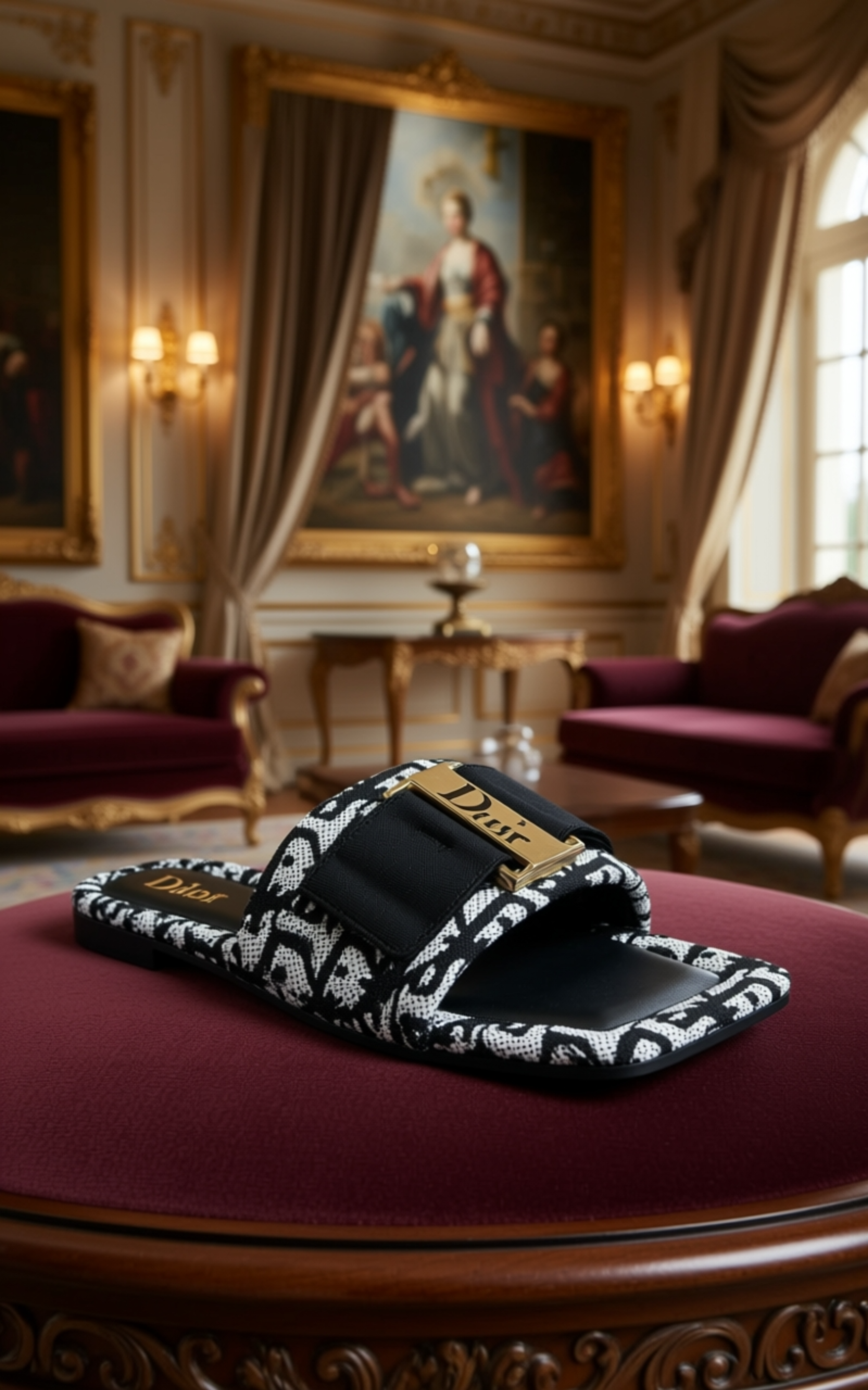 Modische flache Sandalen