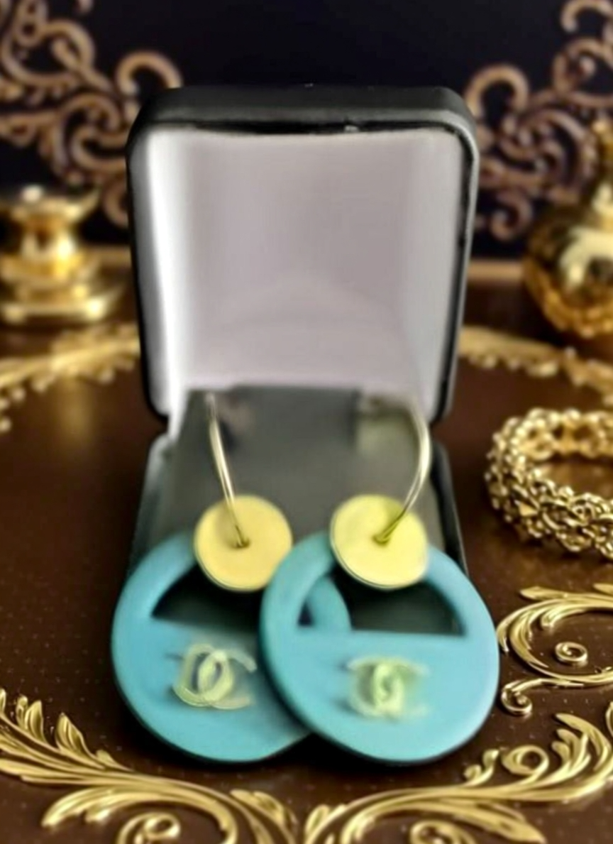 Lux Blue Earrings