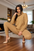 Rib Knit Roll Neck Jumper & Legging Lounge Set